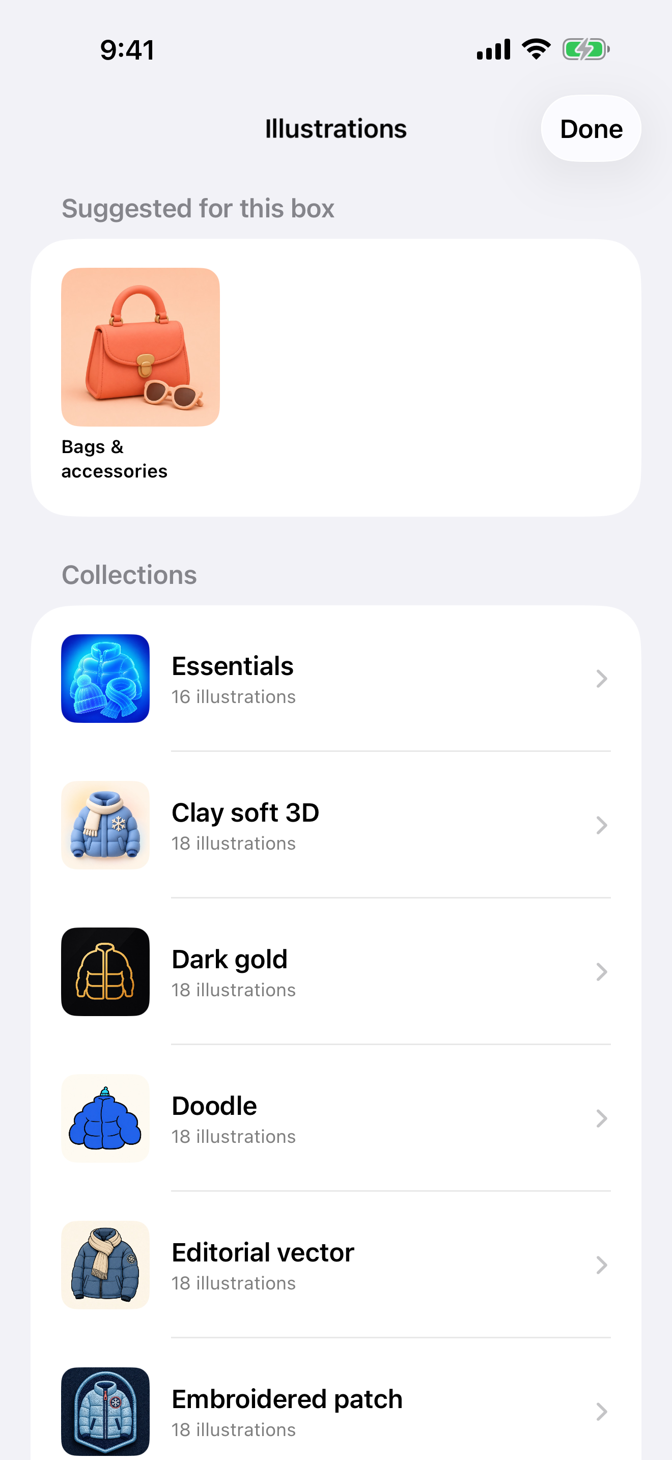 Dispensa illustration cover picker